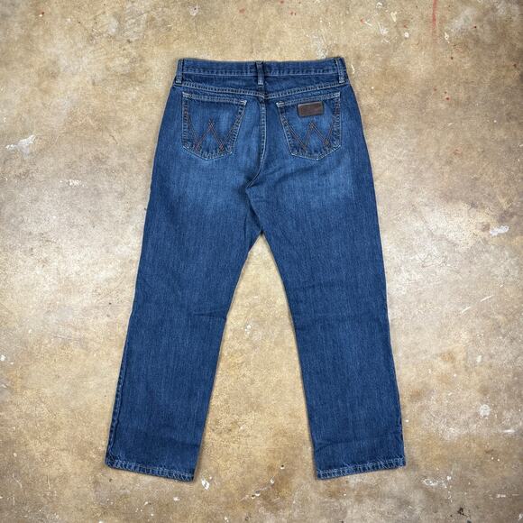 Wrangler 20X Men’s Straight Leg Jeans 32x30 Blue Heritage Denim Made in Mexico - Picture 5 of 14